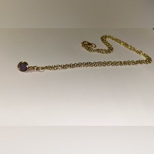 Lepidolite crystal necklace